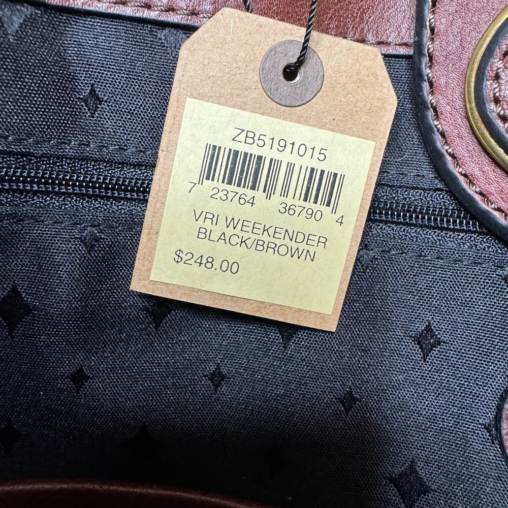 NWT Fossil Vintage VRI Weekender - Picture 9 of 11